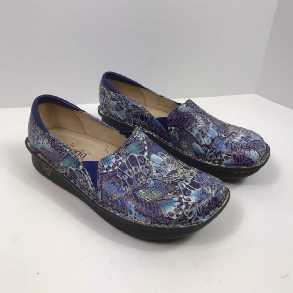 Alegria Debra butterfly clog closed toe mu…